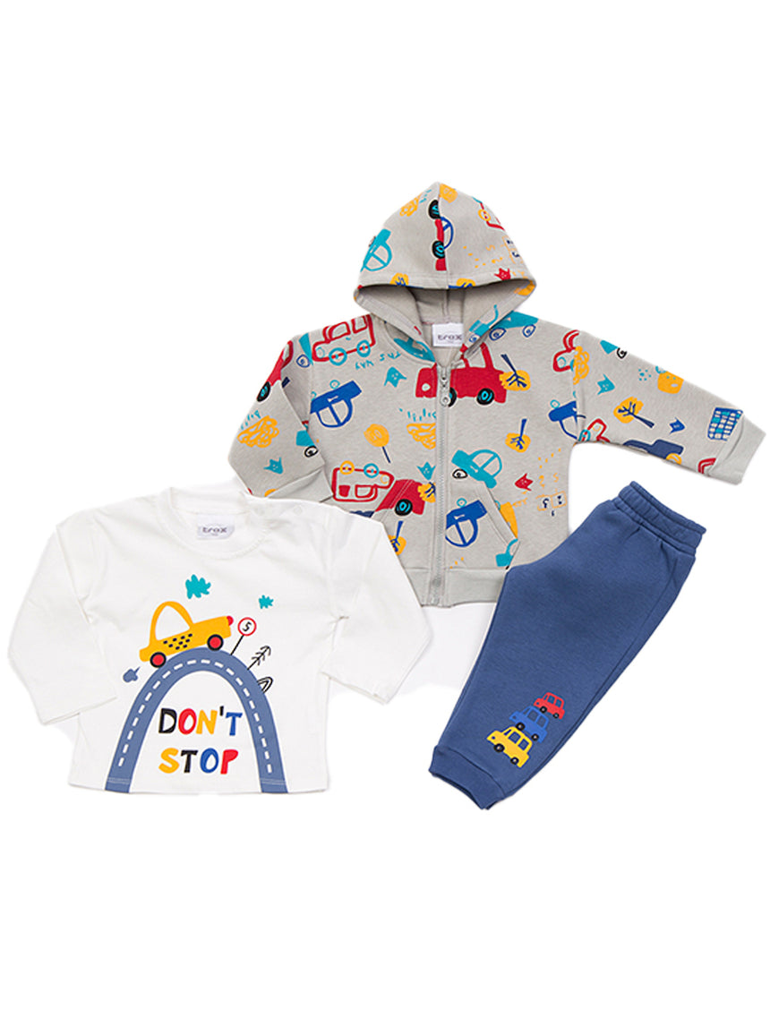 TRAX 48558 Παιδικό Σετ Φόρμας Stone 3τμχ