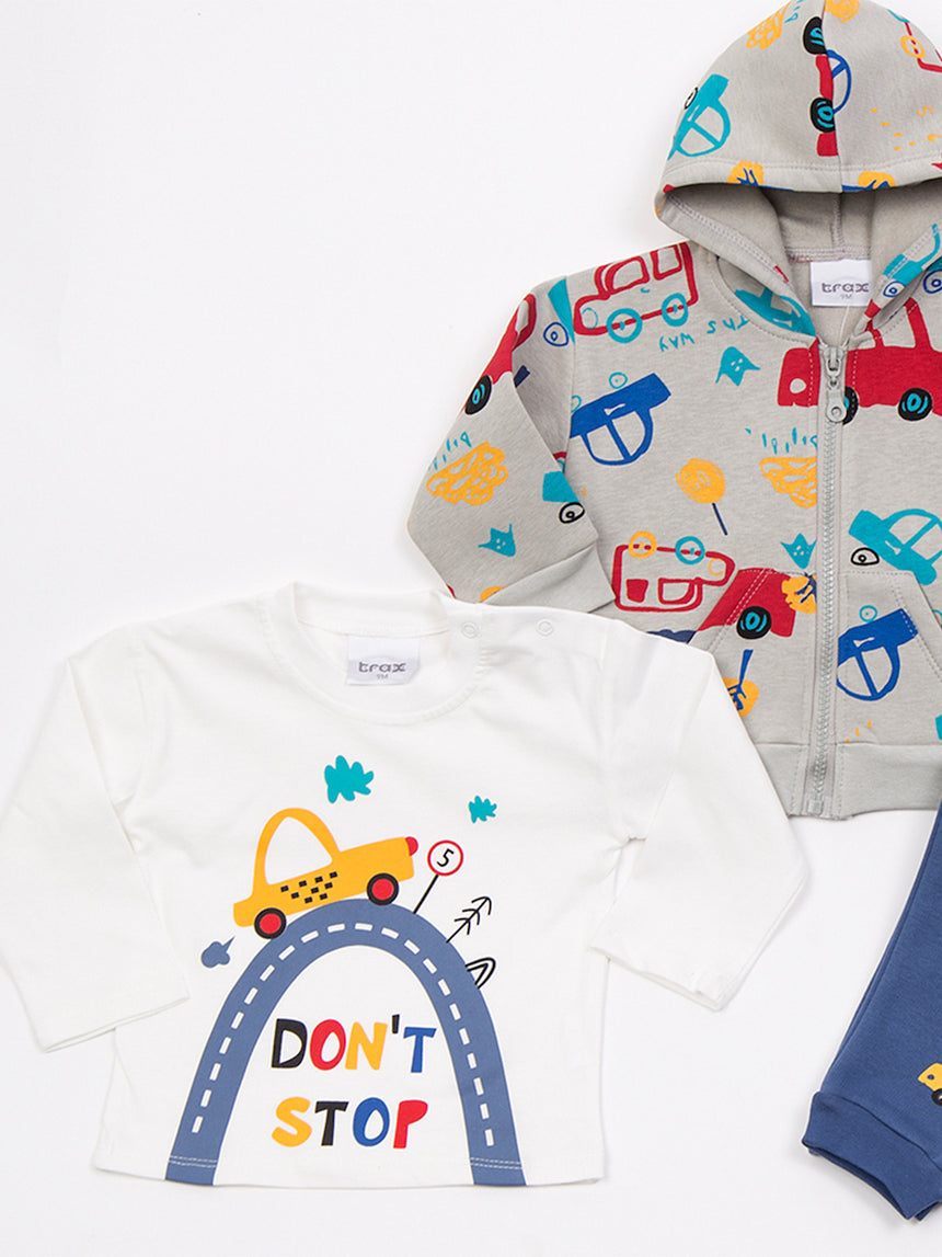 TRAX 48558 Παιδικό Σετ Φόρμας Stone 3τμχ