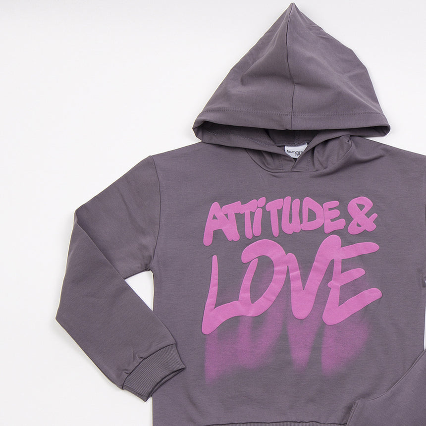 TRAX 48636 Παιδικό Σετ Φόρμας Ανθρακί 2τμχ