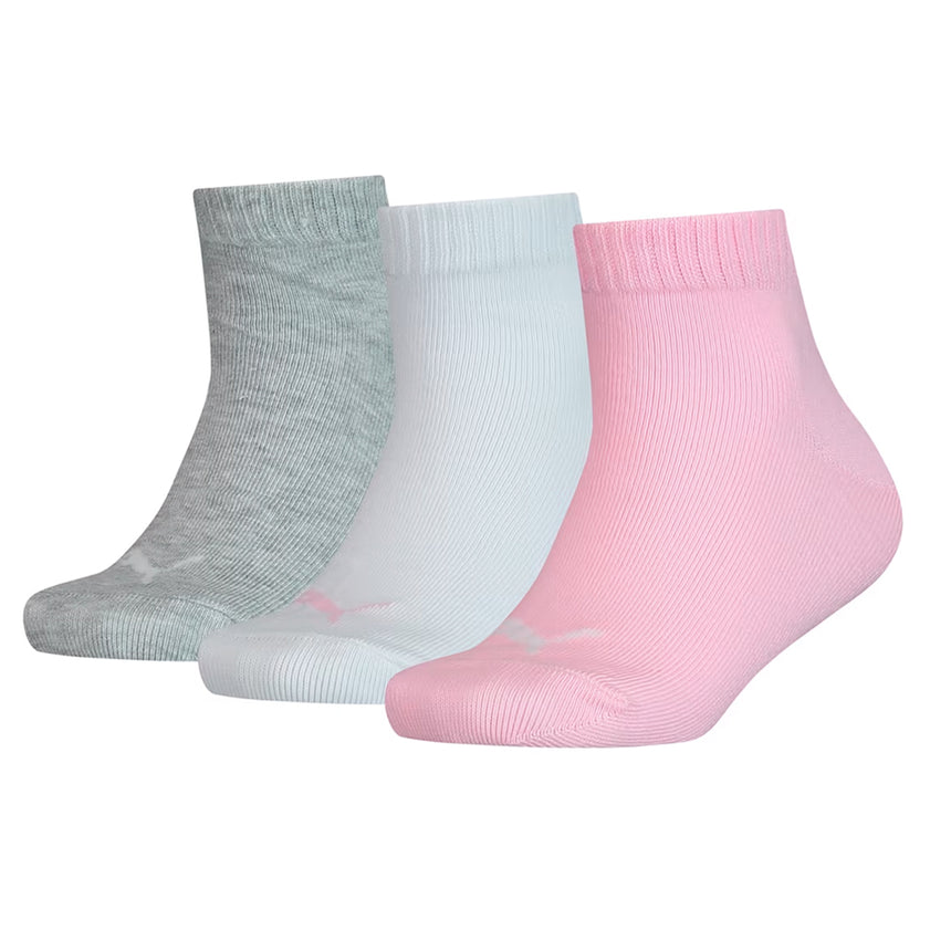 Puma Παιδικές Κάλτσες Quarter Πολύχρωμες 3 Ζευγάρια