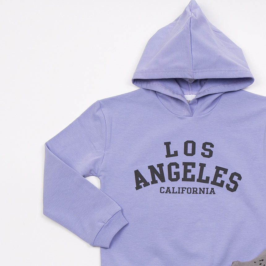 TRAX 48621 Παιδικό Σετ με Κολάν Χειμερινό 2τμχ Λιλά