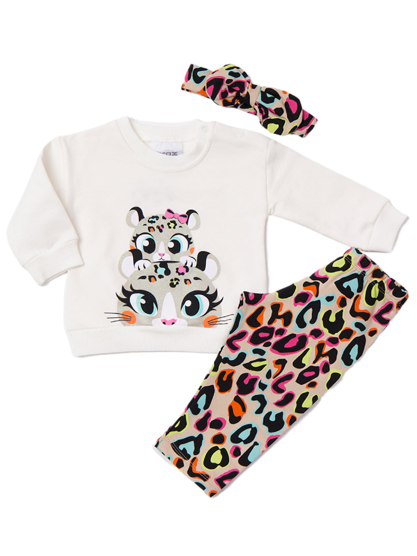 TRAX 48504 Παιδικό Σετ με Παντελόνι Χειμερινό 2τμχ Βανίλια