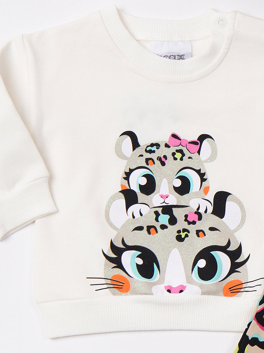 TRAX 48504 Παιδικό Σετ με Παντελόνι Χειμερινό 2τμχ Βανίλια