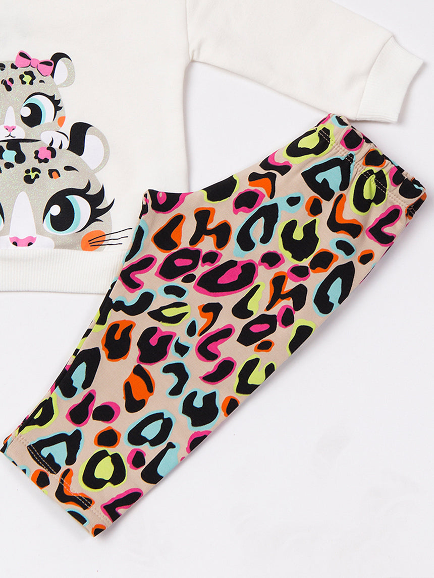 TRAX 48504 Παιδικό Σετ με Παντελόνι Χειμερινό 2τμχ Βανίλια