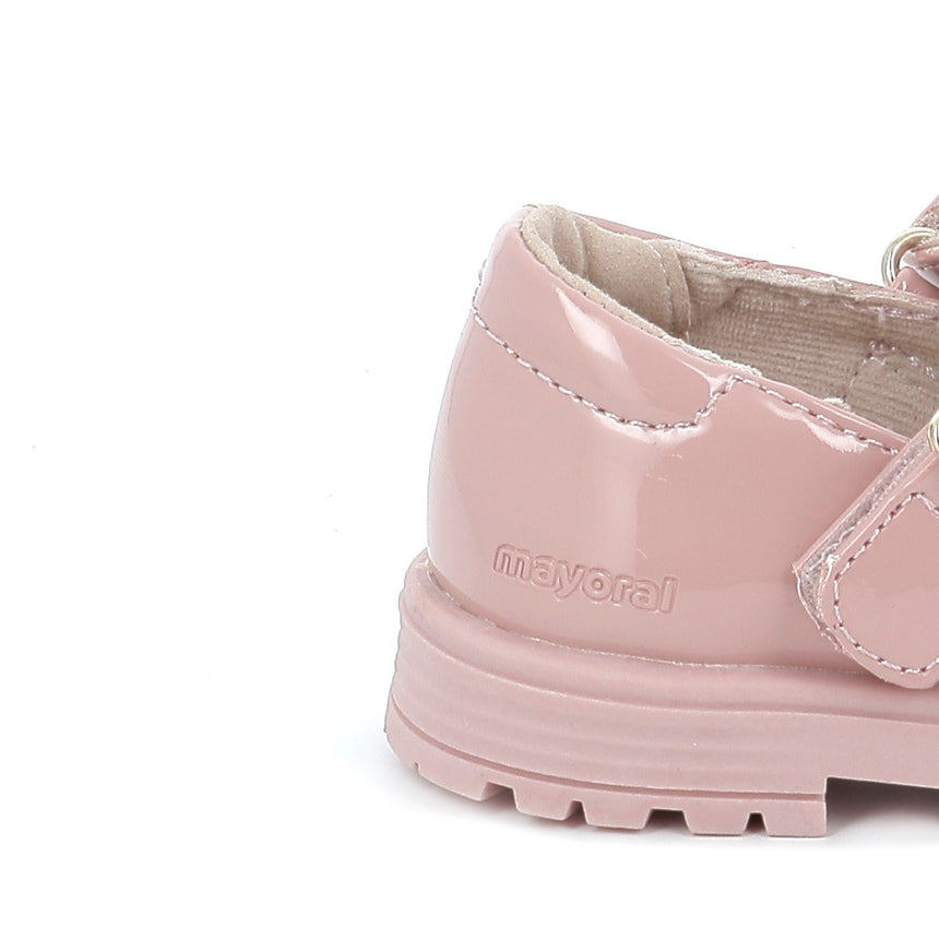 MAYORAL 42563-041 Παιδικές Μπαλαρίνες με Σκρατς Δερμάτινες ροζ