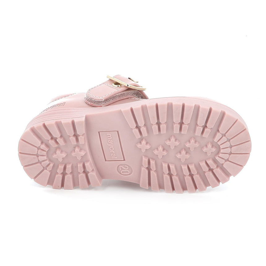 MAYORAL 42563-041 Παιδικές Μπαλαρίνες με Σκρατς Δερμάτινες ροζ