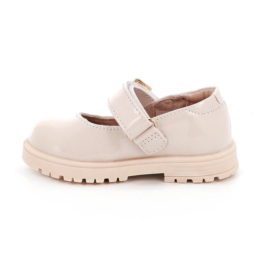 MAYORAL 42563-040 Παιδικές Μπαλαρίνες με Σκρατς Δερμάτινες Εκρού