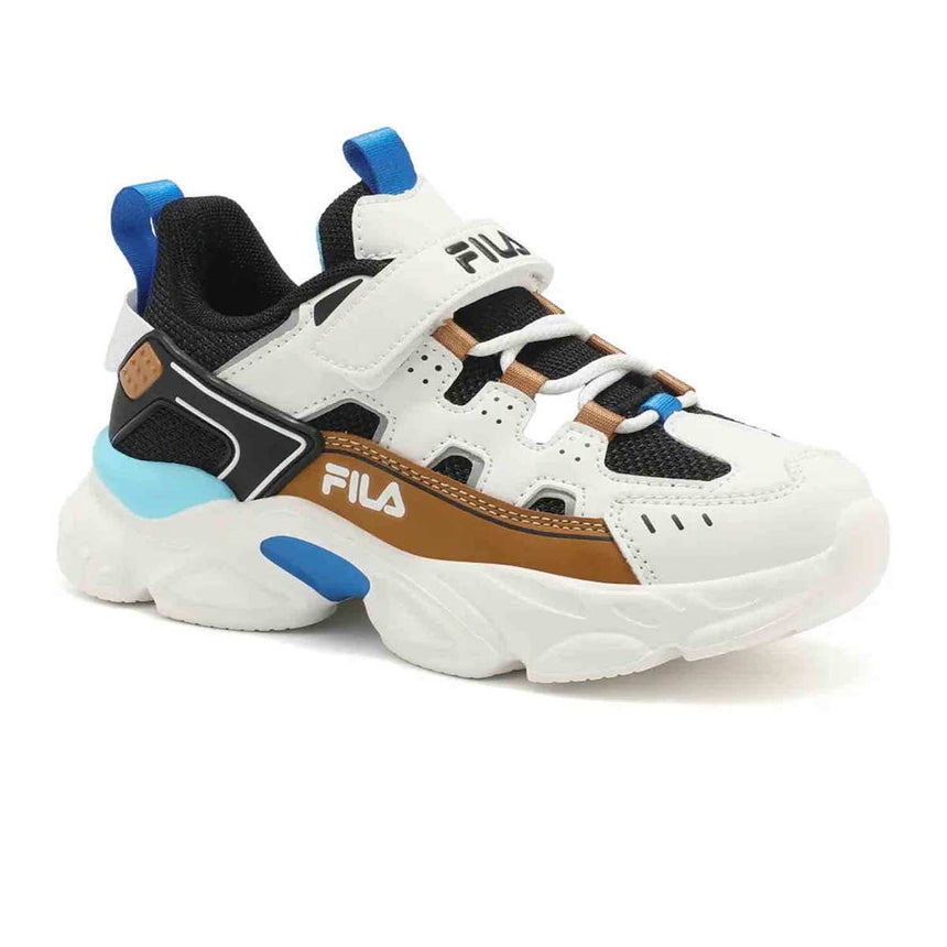 fila Memory Spinel 3 V 3YF33002-155 Παιδικά Sneakers με velcro Λευκά