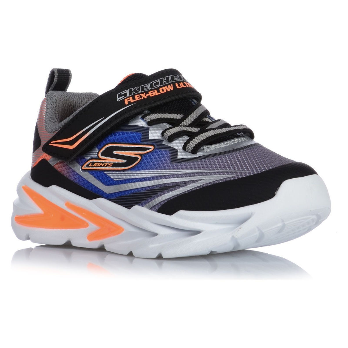 SKECHERS 400139N/BKSL S Lights-flex-glow Ultra Παιδικά Sneakers Πολύχρωμα