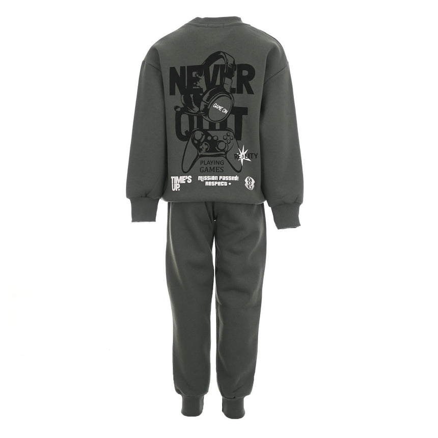 DOMER 4675 Παιδικό Σετ Φόρμας Χακί