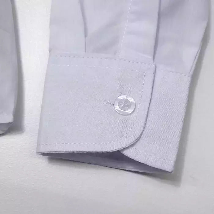 BONITO Παιδικό Πουκάμισο Μακρυμάνικο για Κορίτσι Λευκό (Παρέλασης)