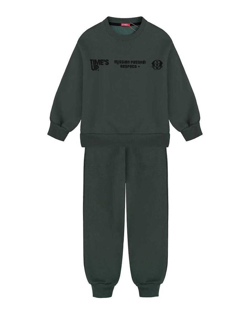 DOMER 4675 Παιδικό Σετ Φόρμας Χακί