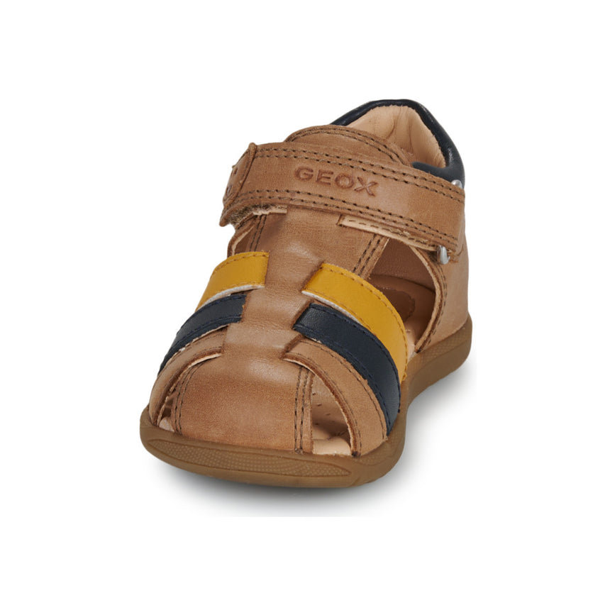 GEOX B254VA 0CL78 CT6F4 Παιδικά Πέδιλα B Sandal Macchia Καφέ