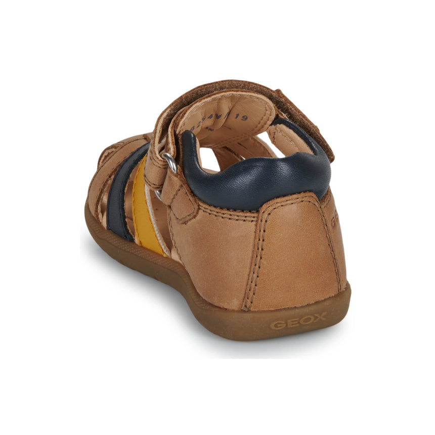 GEOX B254VA 0CL78 CT6F4 Παιδικά Πέδιλα B Sandal Macchia Καφέ