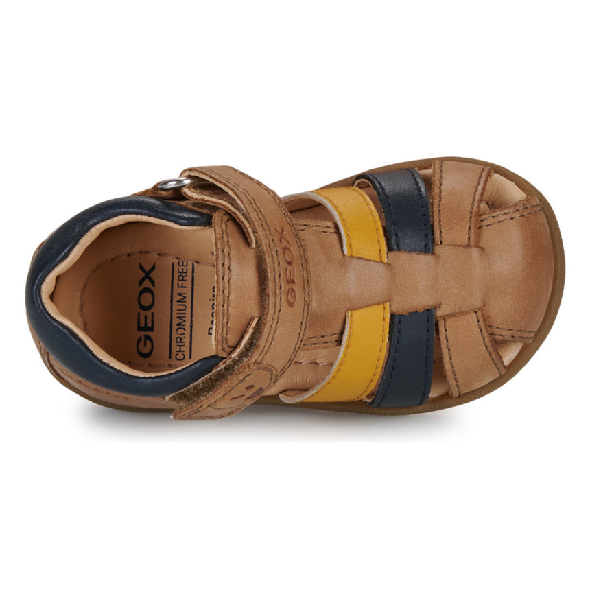 GEOX B254VA 0CL78 CT6F4 Παιδικά Πέδιλα B Sandal Macchia Καφέ