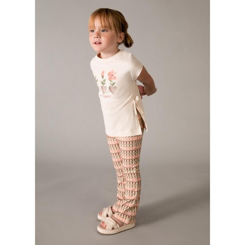 Mayoral Παιδικό Σετ με Κολάν Καλοκαιρινό 2τμχ Τρικολόρ 26-03728-060