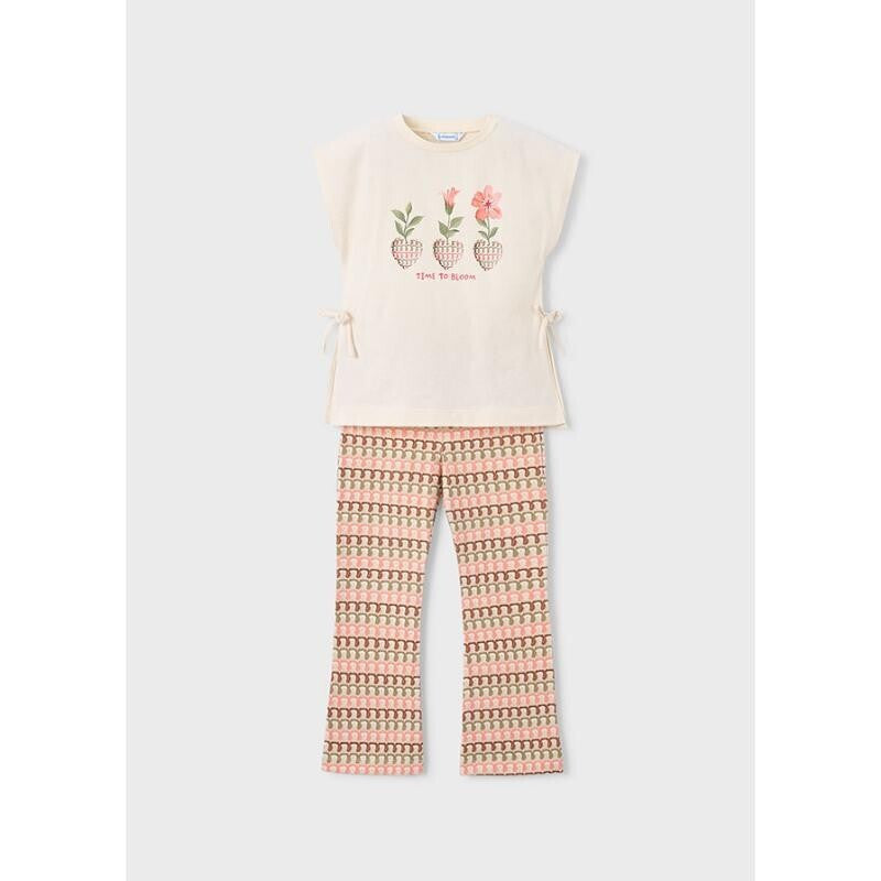 Mayoral Παιδικό Σετ με Κολάν Καλοκαιρινό 2τμχ Τρικολόρ 26-03728-060