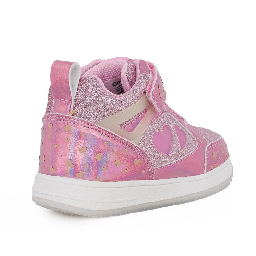Conguitos Παιδικά Sneakers High με Φωτάκια Ροζ cosh224066-pink