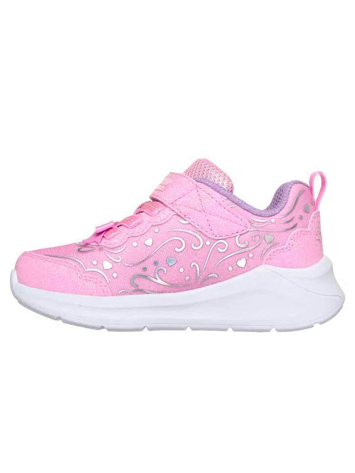 Skechers Παιδικά Αθλητικά Κορίτσι Με Φωτάκια Ροζ 303733NC/PNK