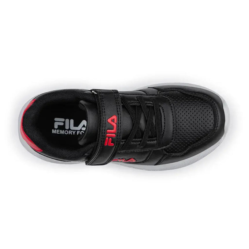 FILA Memory Fast Παιδικά Αθλητικά Sneakers με Velcro Μαύρα 3af63019-040