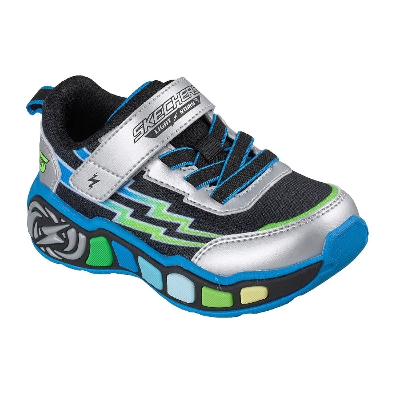 Skechers Αθλητικό με Φωτάκια Αγόρι 407632NC/SLBK