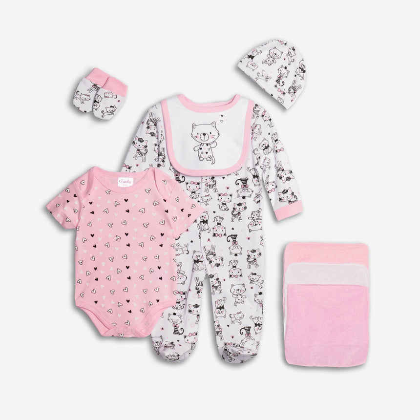 FUNKY FOR KIDS 226-060101-1 Set 8pcs baby care girl