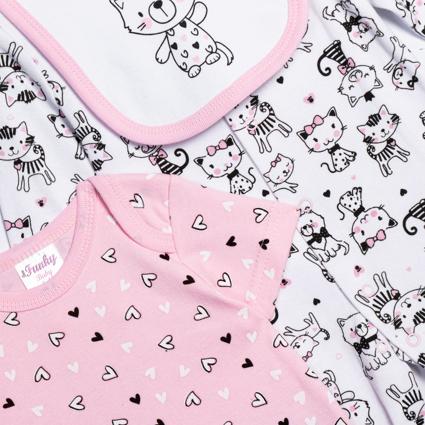 FUNKY FOR KIDS 226-060101-1 Set 8pcs baby care girl