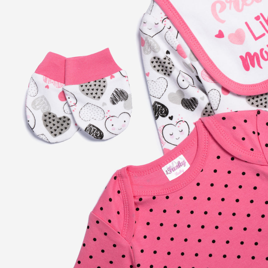 FUNKY FOR KIDS 226-060102-1 Set 8pcs baby care girl