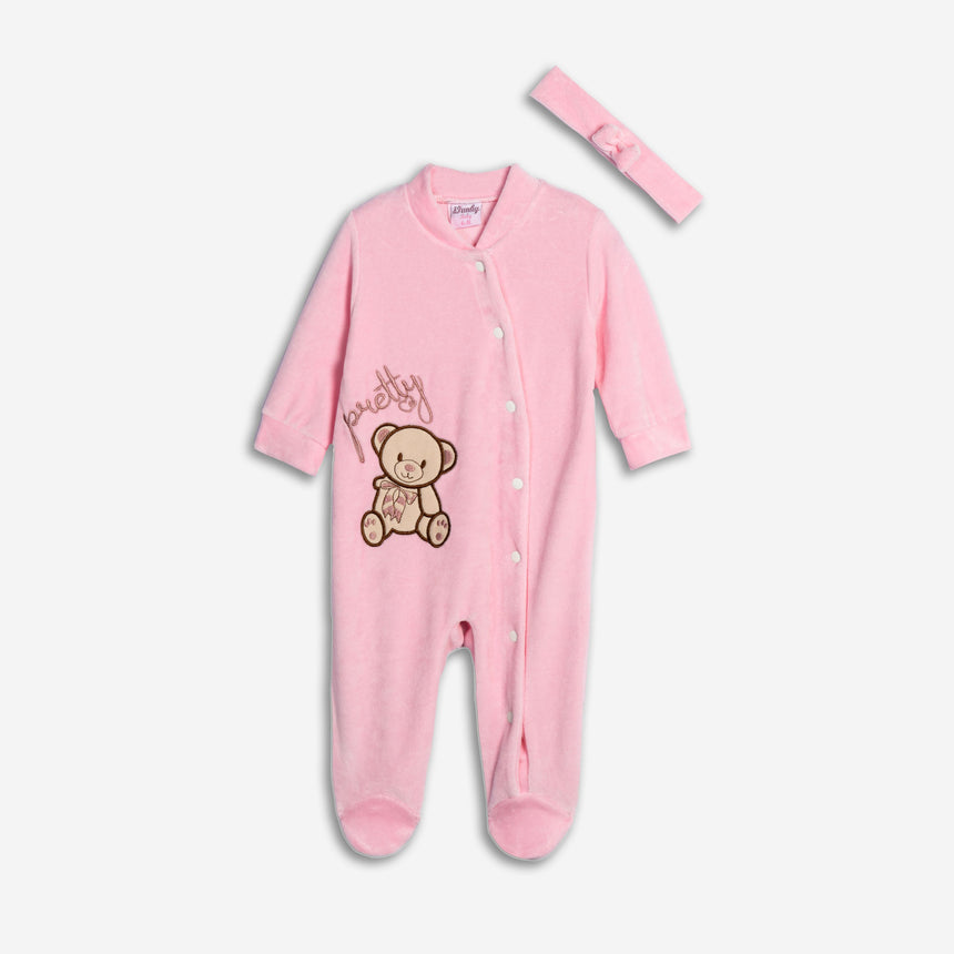 FUNKY FOR KIDS 226-060122-1 Baby bodysuit+ribbon for baby girl