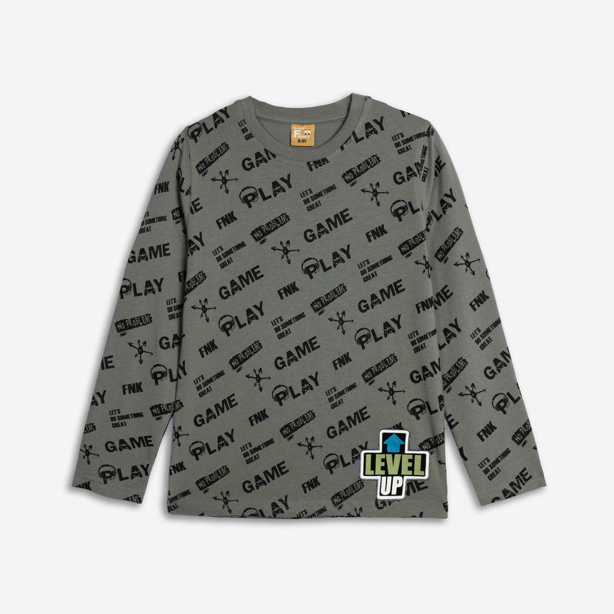 FUNKY FOR KIDS 226-106110-1 Μπλούζα αγόρι smoke