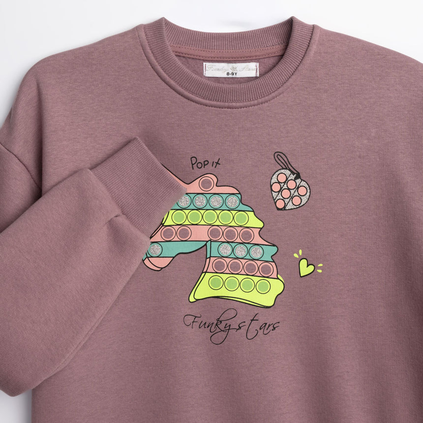 FUNKY FOR KIDS 226-517139-1 Girl's sweatshirt