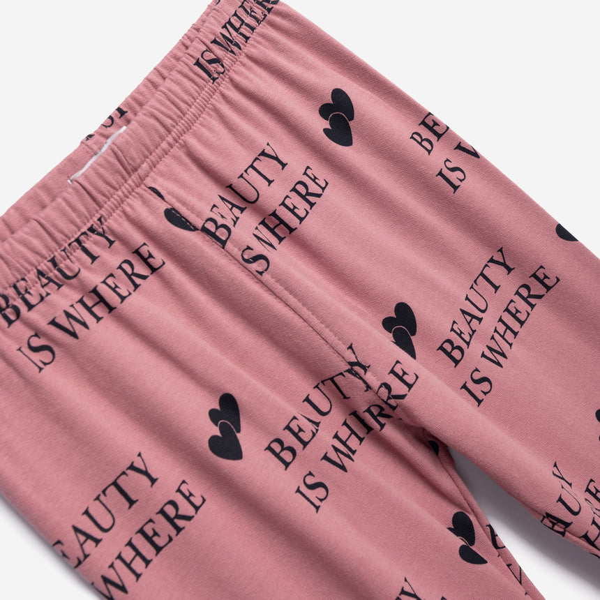 FUNKY FOR KIDS 226-521124-1 Girl's blouse dress + leggings set