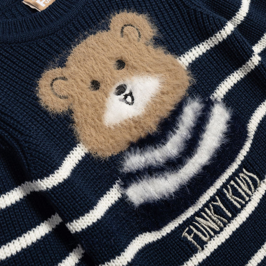 FUNKY FOR KIDS 226-810101-1 Μπλούζα πλεκτή μηνών αγόρι