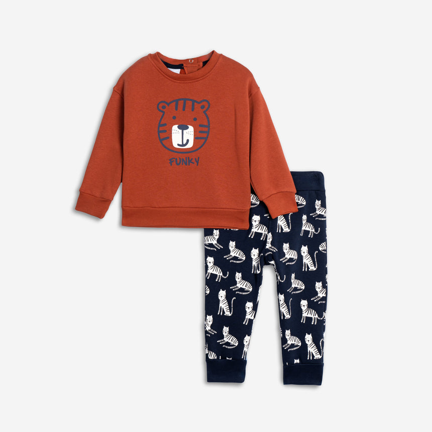 FUNKY FOR KIDS 226-817119-2 Σετ φόρμα φούτερ μηνών αγόρι