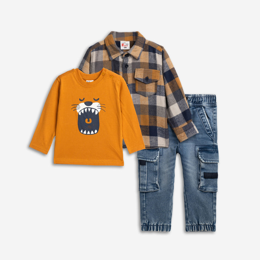 FUNKY FOR KIDS 226-895104-1 Σετ 3τμχ μηνών αγόρι