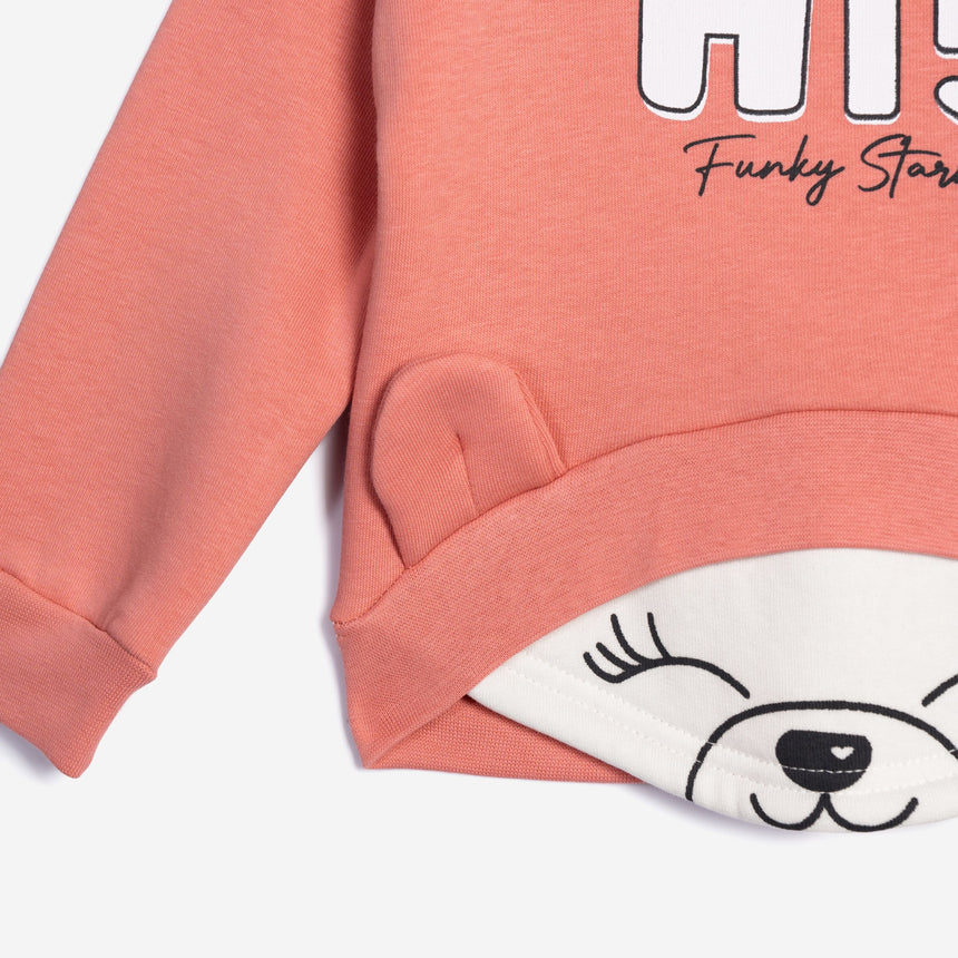 FUNKY FOR KIDS 226-917113-1 Girl's sweatshirt and jumpsuit set