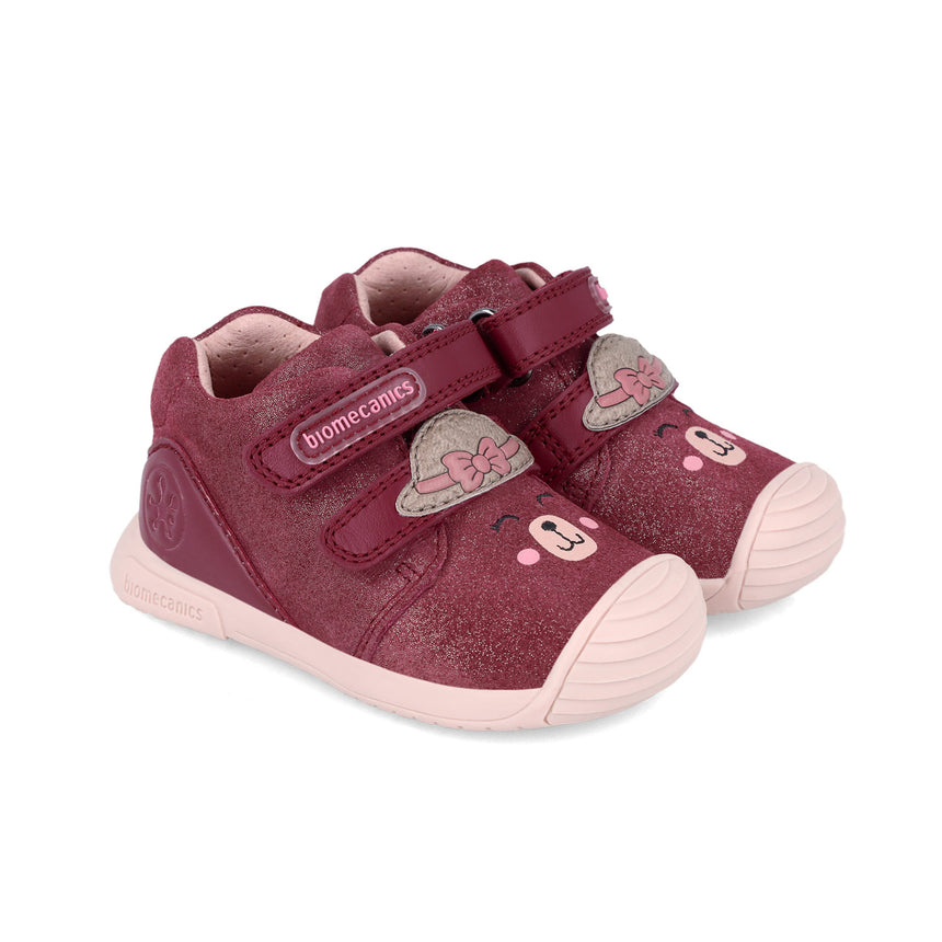 Biomecanics Δερματινα Ημιμποτα Παπουτσια 241107-A787 Fragola