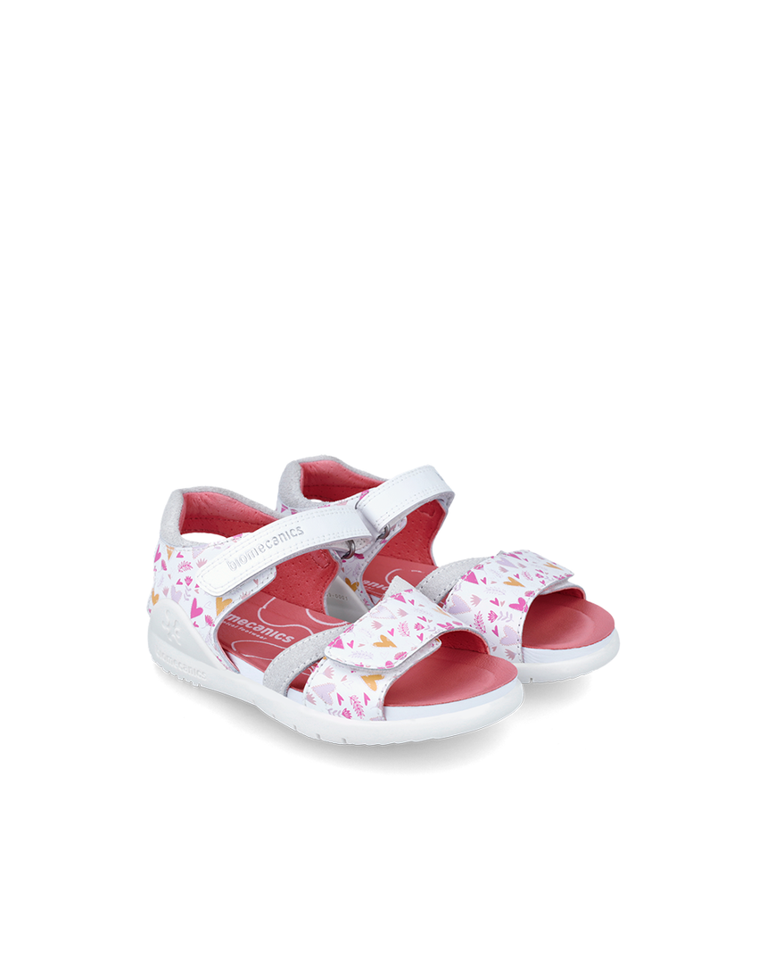 Biomecanics Πεδιλα Δερματινα 242234-B Blanco