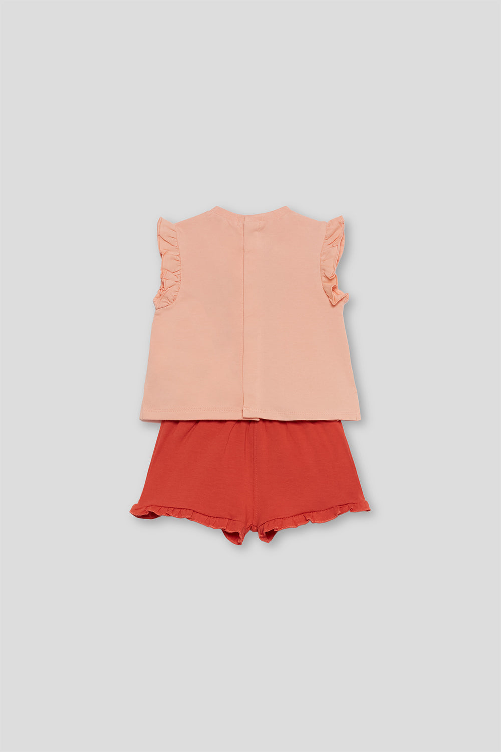 Street Monkey 251021 girl's set coral