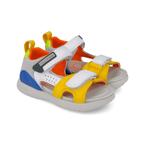 Biomechanics SANDALIAS URBAN 252218-C696 BLANCO Y AMARILLO
