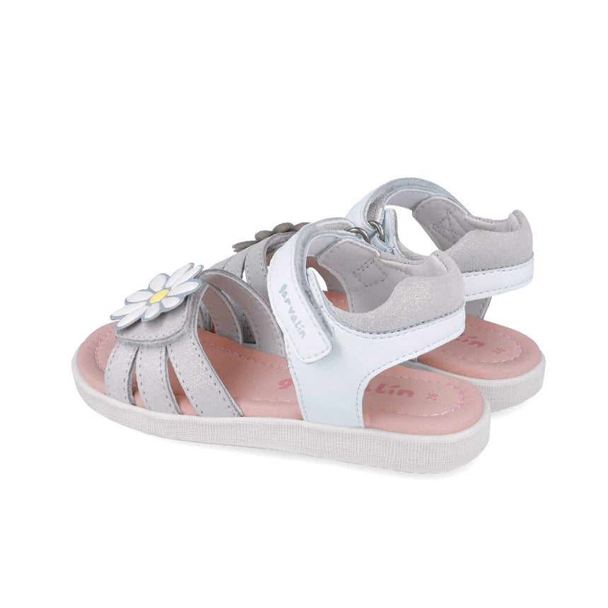 Garvalin SANDALIA FLOR 252423-A050 BLANCO