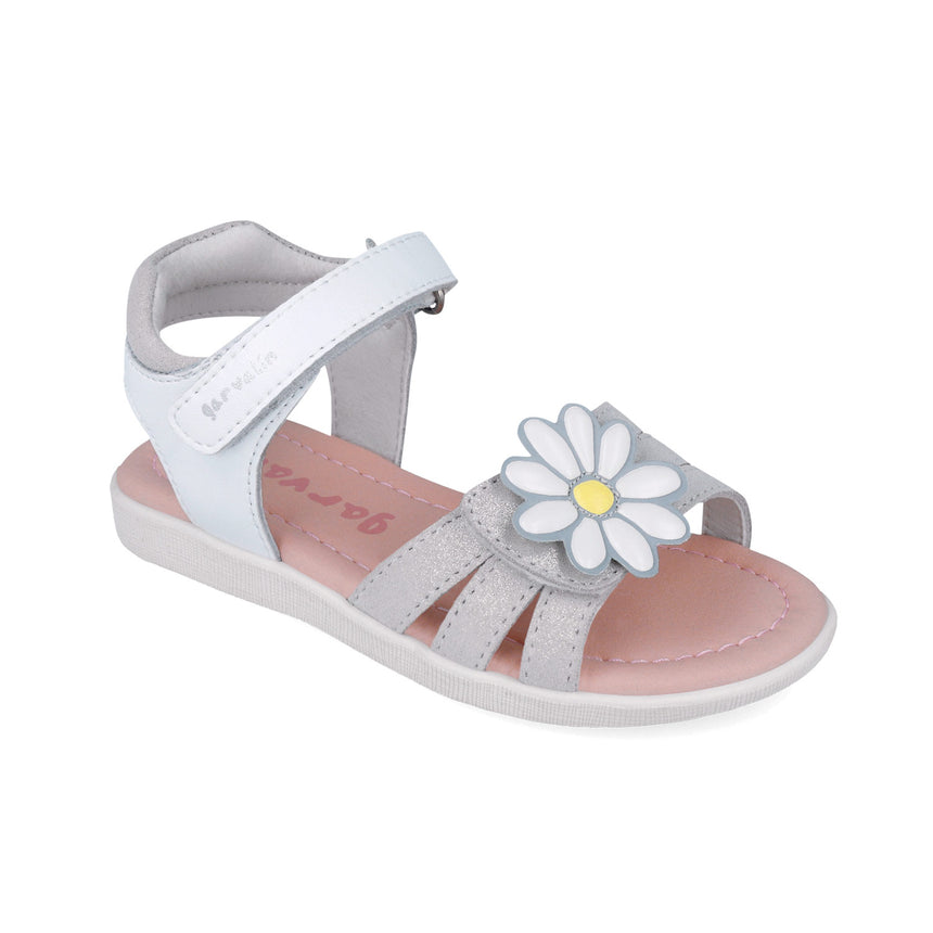 Garvalin SANDALIA FLOR 252423-A050 BLANCO