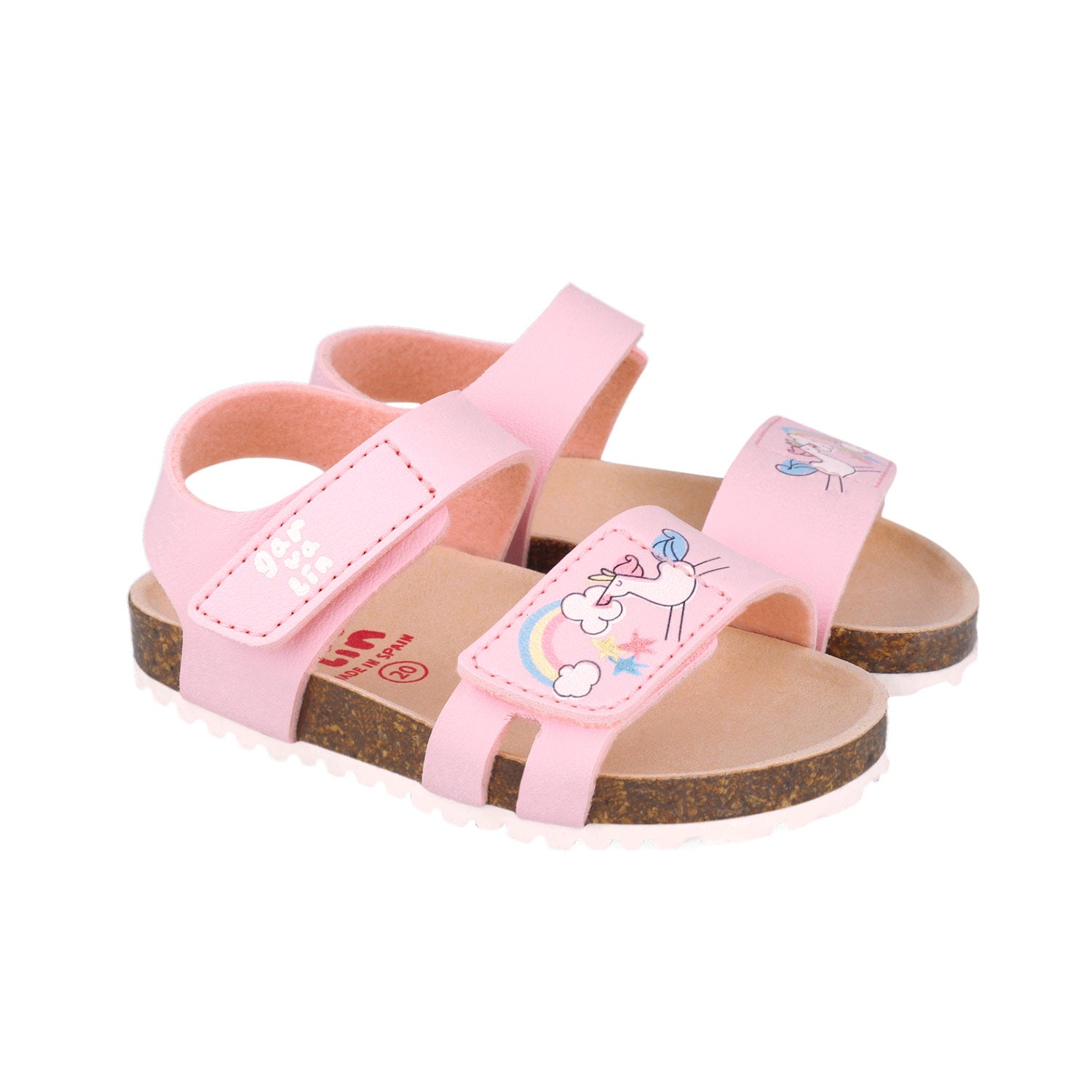 Garvalin 252462-A032 UNICORNIO PINK SANDALS