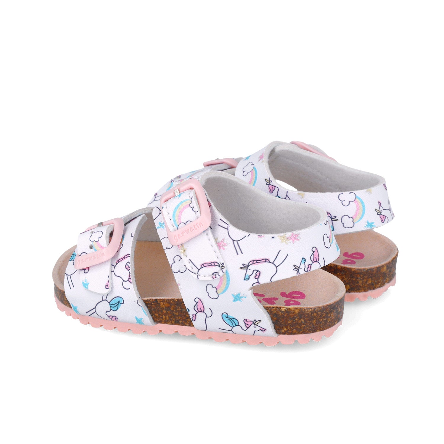 Garvalin SANDALIA ESTAMPADA 252463-B050 BLANCO