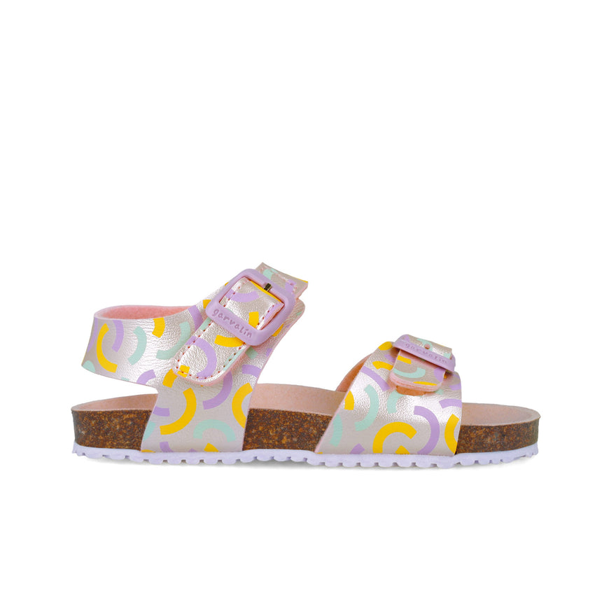 Garvalin SANDALIA ESTAMPADA 252466-A164 LILAC