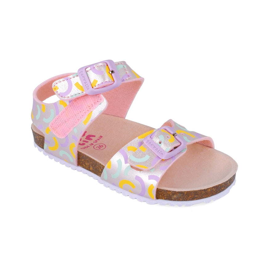 Garvalin SANDALIA ESTAMPADA 252466-A164 LILAC