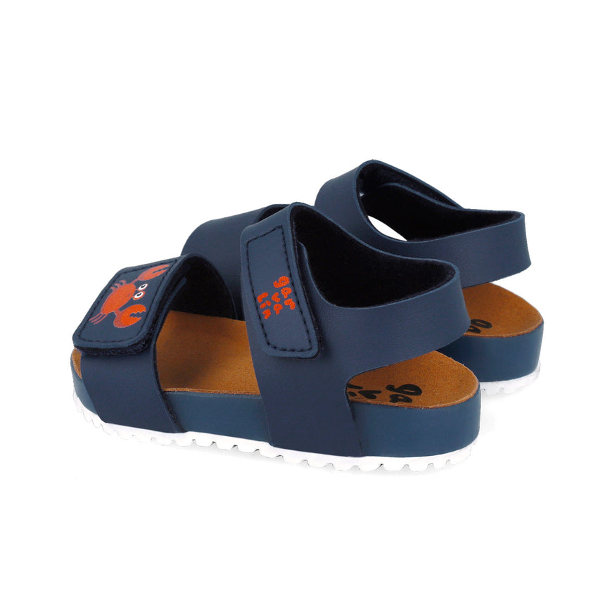 Garvalin SANDALIA BIO TWIN 252471-A089 AZUL MARINO