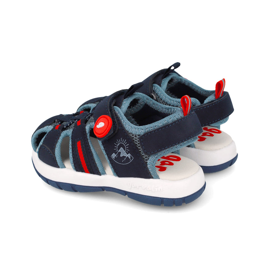 Garvalin TREKKING SANDALS 252821-A089 AZUL MARINO