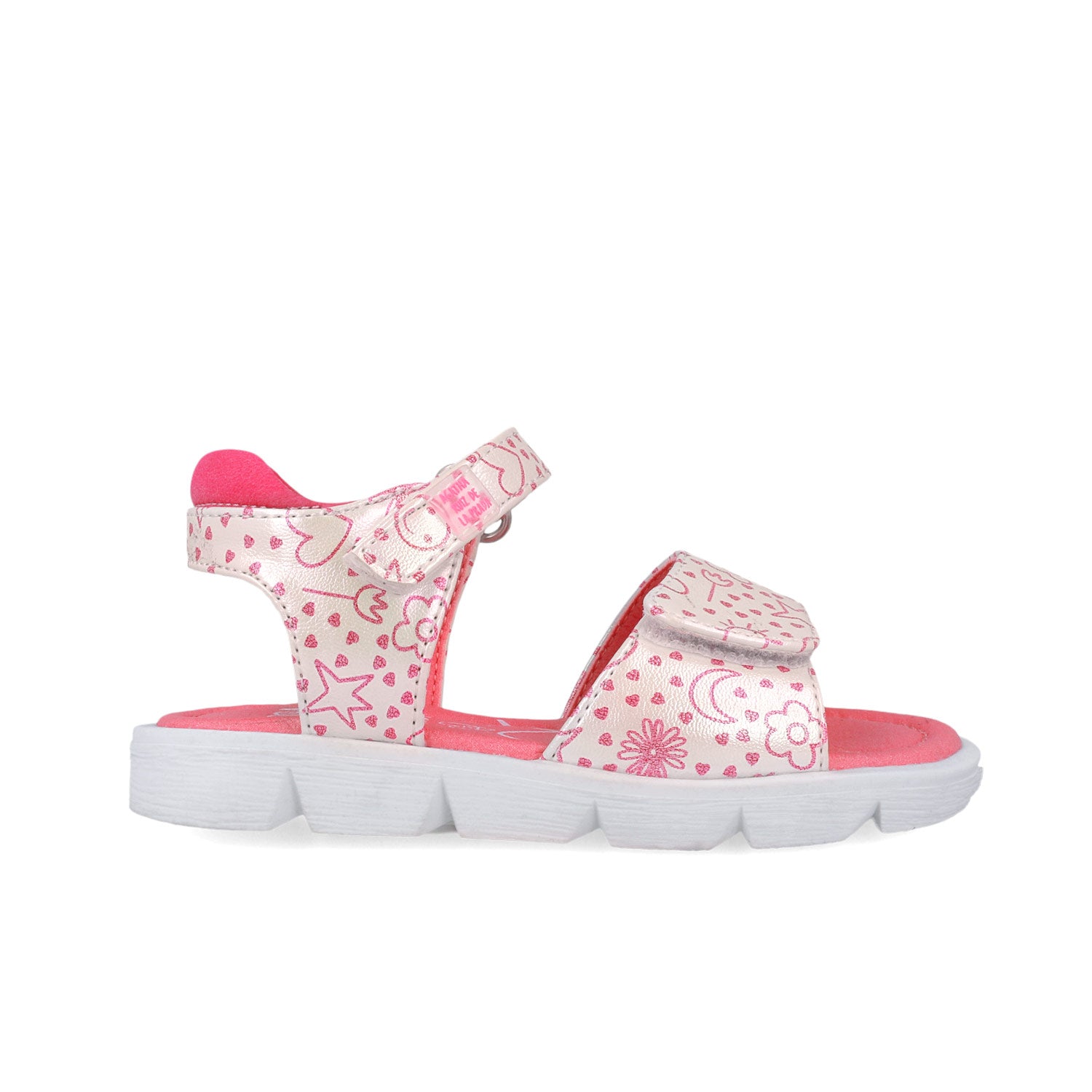 Agatha Ruiz De La Prada SANDALIA ESTAMPADA 252926-A050 BLANCO