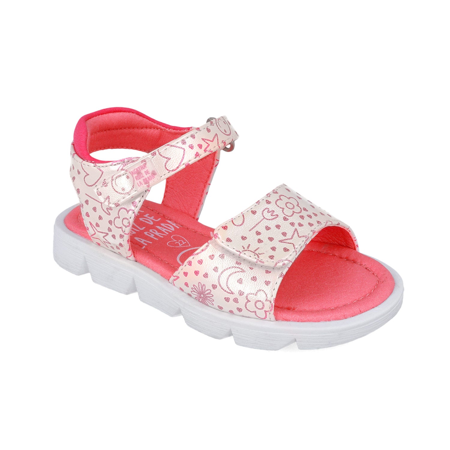 Agatha Ruiz De La Prada SANDALIA ESTAMPADA 252926-A050 BLANCO